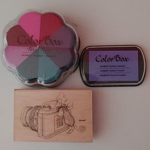 Rubber stamp with ink pads